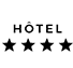 Logo de certification Hôtel 4 étoiles.